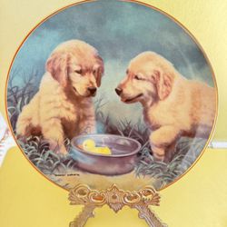  Royal Doulton / Franklin Mint / Precious Pals Collectible Plate 1995 / Collectibles