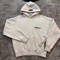 Essentials Light oat men’s hoodie 