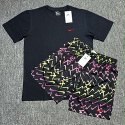 BLACK NIKE SHORT SET $55