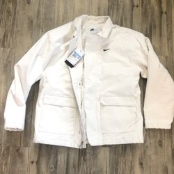 Nike utility pocket coach jacket 'White' DQ4939-030