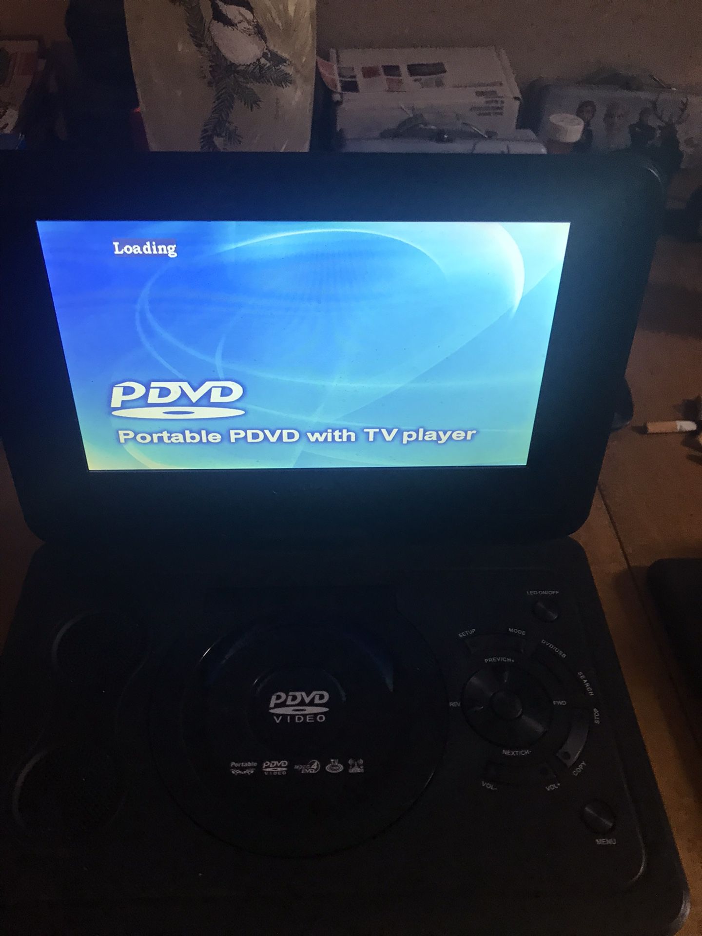 A Brand New Portable DVD Player 