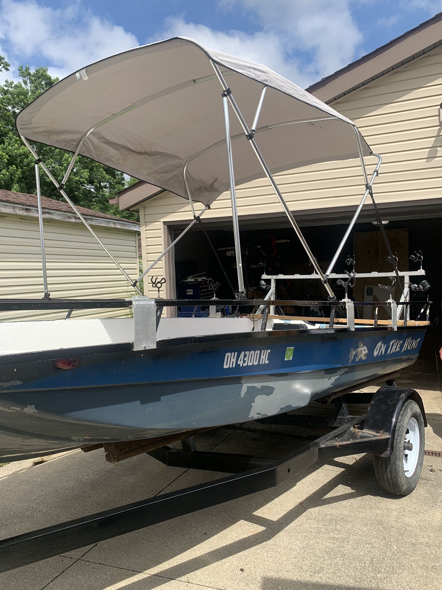 16 Foot Boat and Trailer