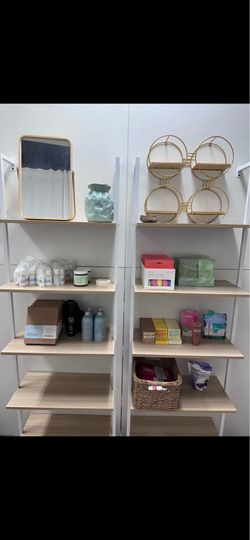 5-Tier Modern Ladder Bookshelf or Retail Shelves