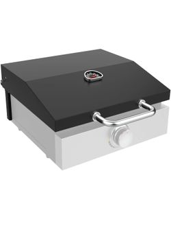Hard Cover Hood w Temperature Gauge for Blackstone 17 inch Table Top Griddle