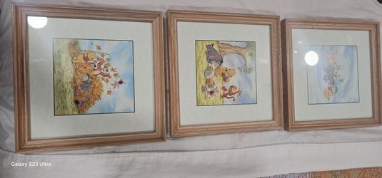 3 Disney Pictures 10"×10" Used