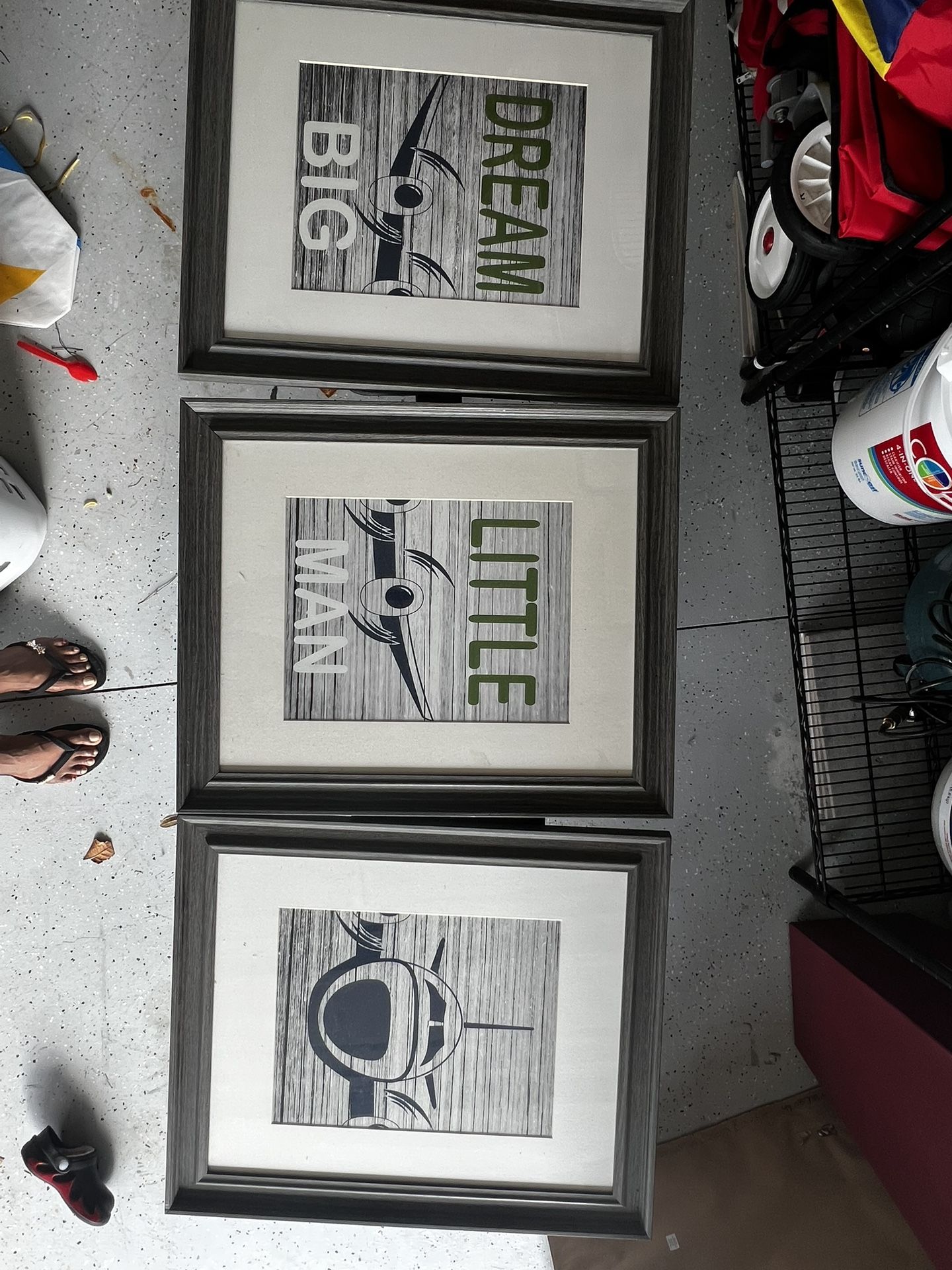 Set Of 3 Frames For Baby Boy