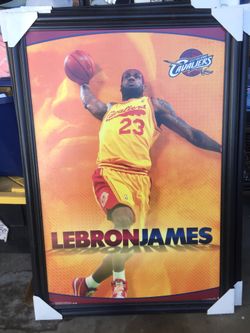 Lebron James framed pictures