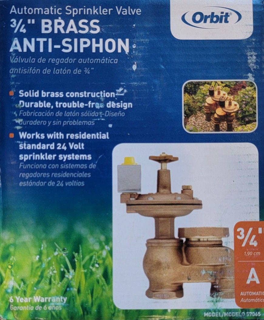 Orbit Automatic Sprinkler Brass Valve.