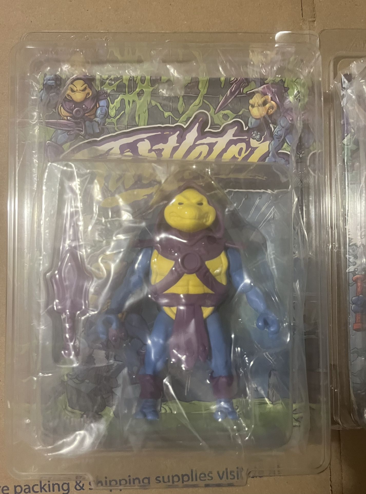 Toy Snobs TMNT TURTLETOR MOTU Style Ninja Turtles/Skeletor figure