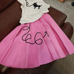 Girls Size L. Dress And Skirt Set