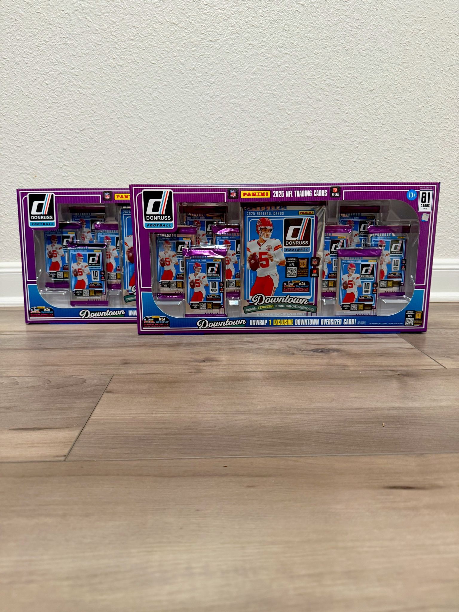 2025 Donruss NFL Football Costco Bundle Box With Oversized Downtown (Sealed)