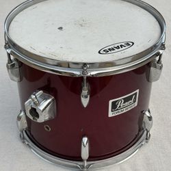 Pearl Drum 12” Tom Forum Series Vintage 90s Red Wine Burgundy