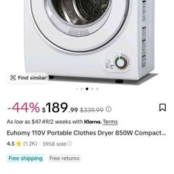 Brand New Portable Dryer 