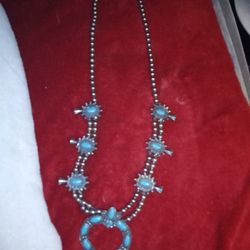 224 Carat Sterling Silver Wheel With Turquoise All Real Turquoise Necklaces 12 Turquoise Gems In The Necklace The First One And Four In The Second One