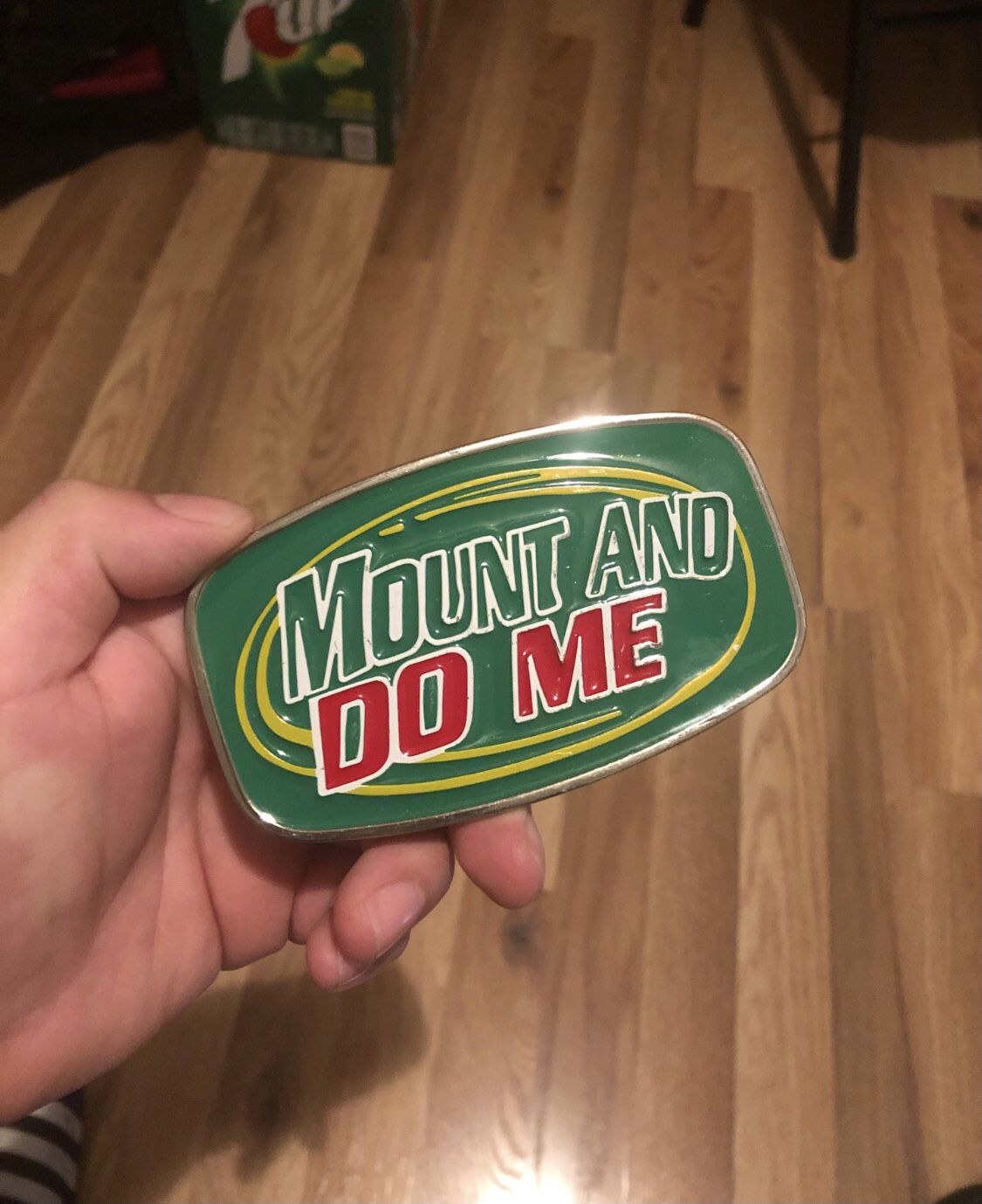 Mount and Do Me Belt Buckle