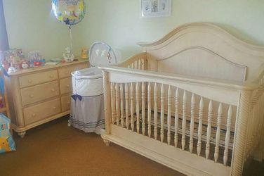 Crib and Dresser