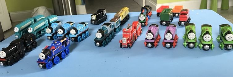 Thomas and Friends wood trains