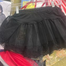 Halloween Mini Skirt For A Black Witch