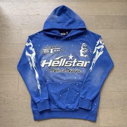 Blue hellstar hoodie 