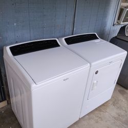 Washer And Gas Dryer Whirlpool Cabrio Heavy Duty 