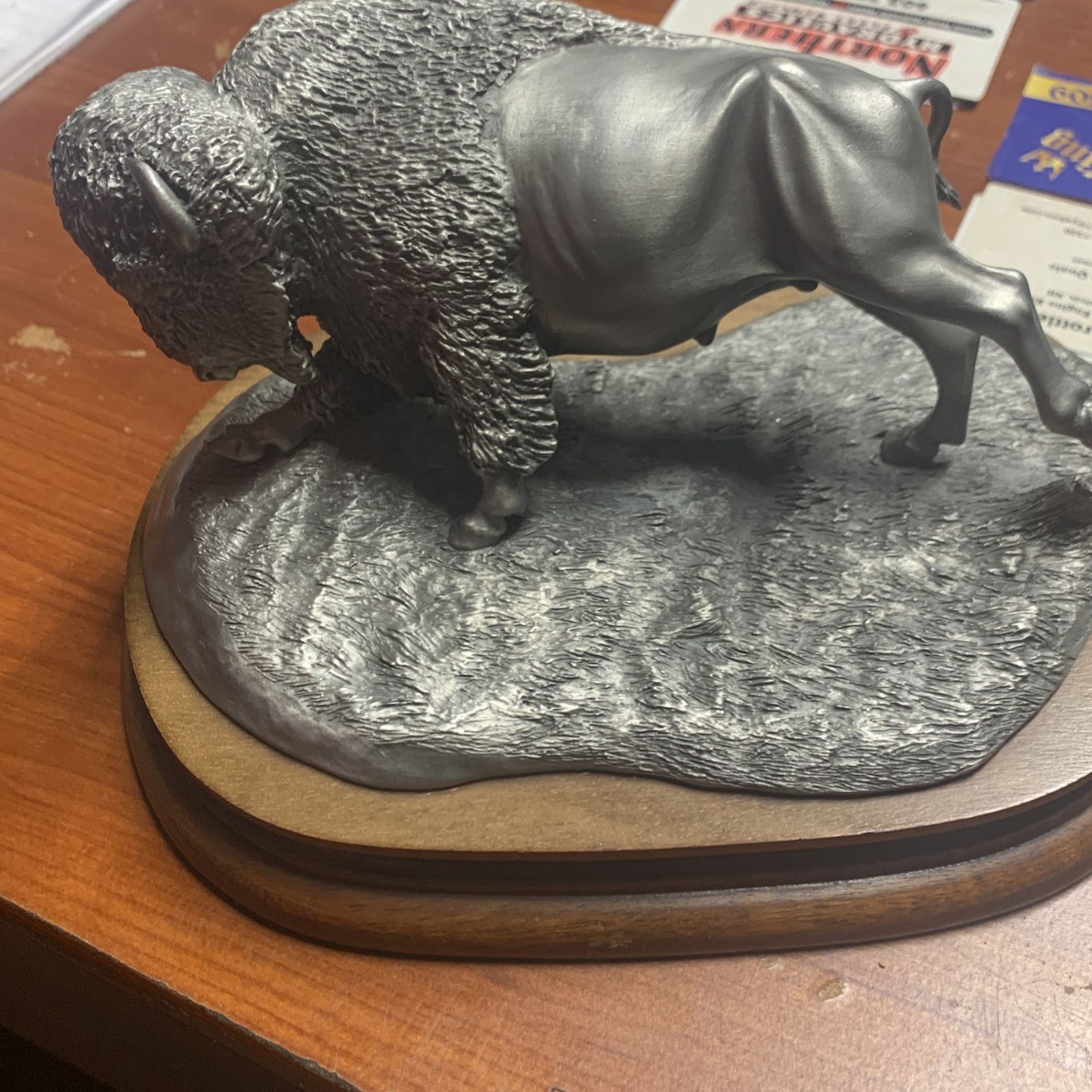 Very Heavy Buffalo Sculpture