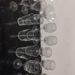 Glass Ware, Martinis, Wine, Juice,  Mugs 