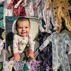 Snug Fit Lot Pjs Sleep And Plays Baby Pajamas