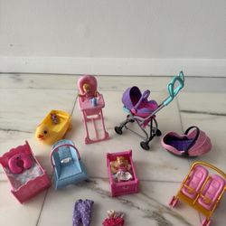 Silicone Reborn Doll Lot Of 2 With Accessories 