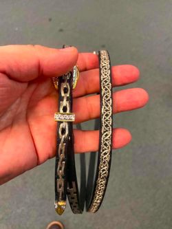 Toquillas de plata para sombrero o Texana