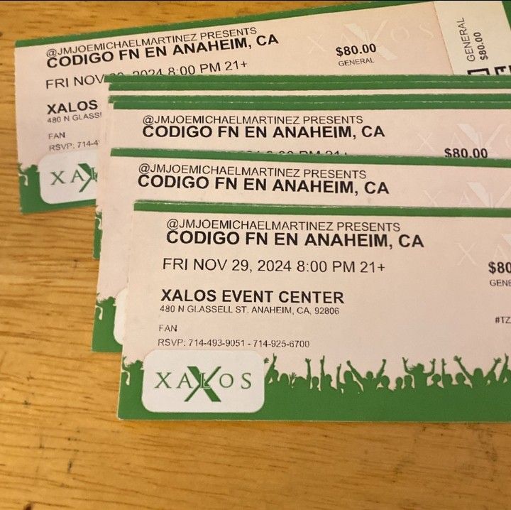 Codigo Fn TICKETS