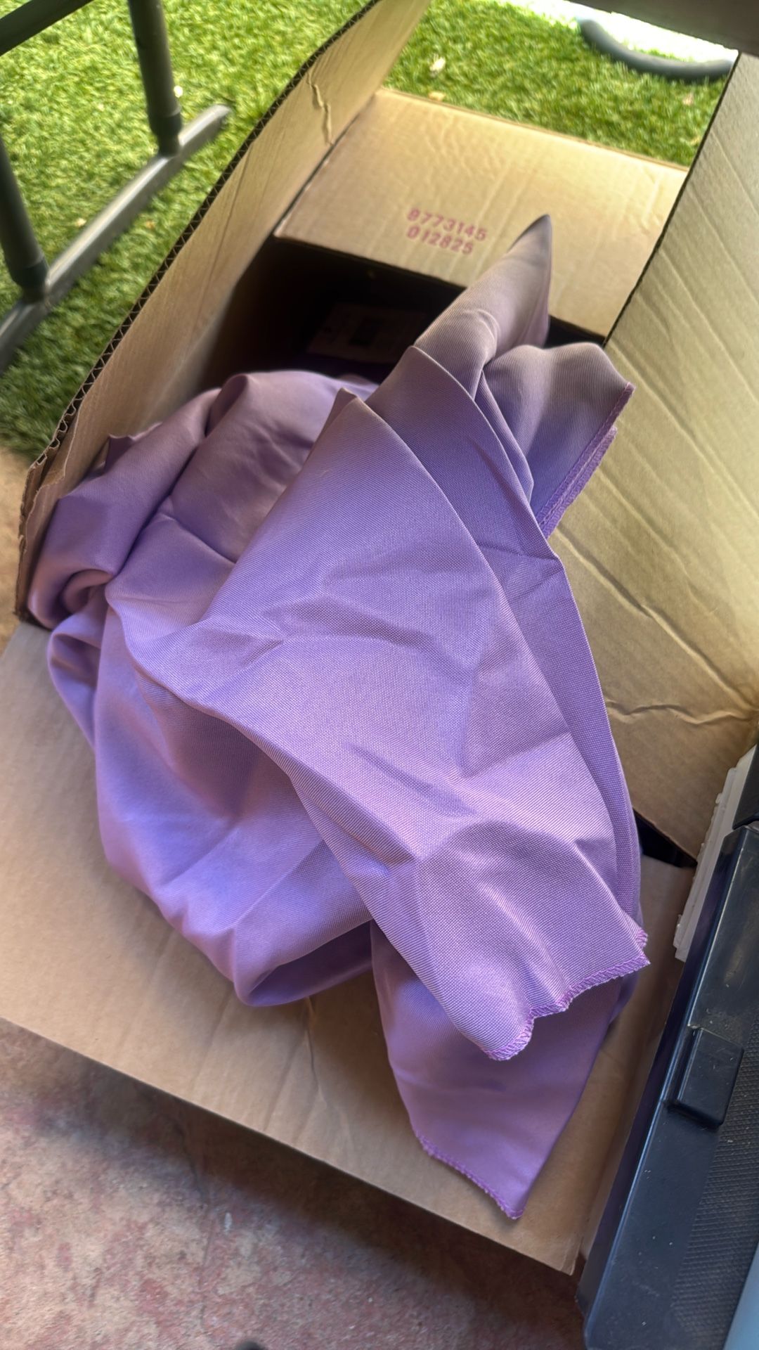 Lilac/ Lavender Tablecloths / Overlays Etc..