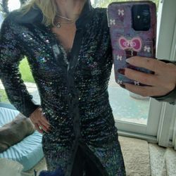 MULTICOLORED Sequin DRESS 