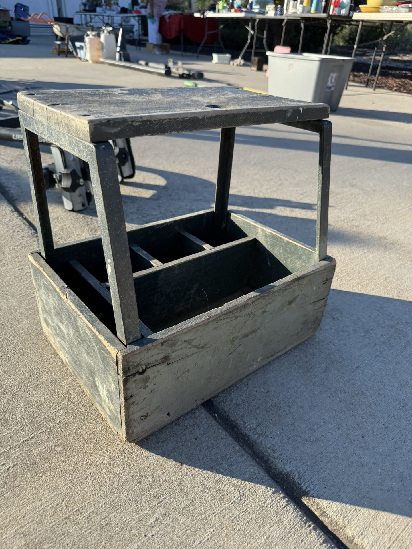 Antique Shoe Shine Stool