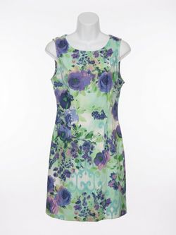 Floral Print Sleeveless Dress SIZE 8