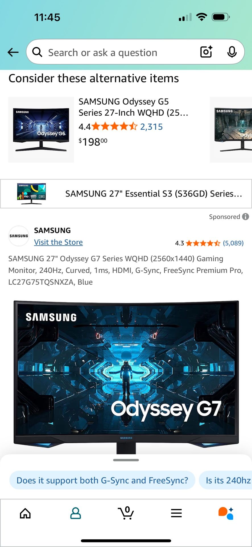 Samsung Gaming Monitor