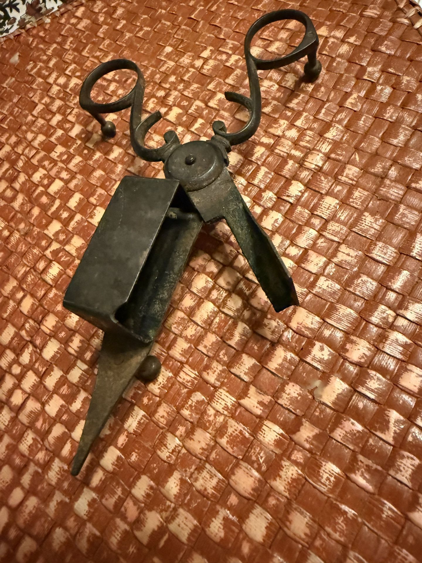 Vintage Steel Candle Snuffer.