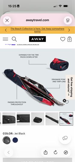 Roll-Top Ski Bag