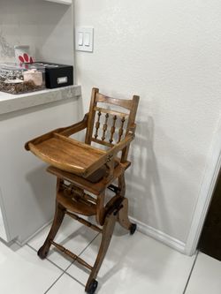 Antique Metamorphic High Chair