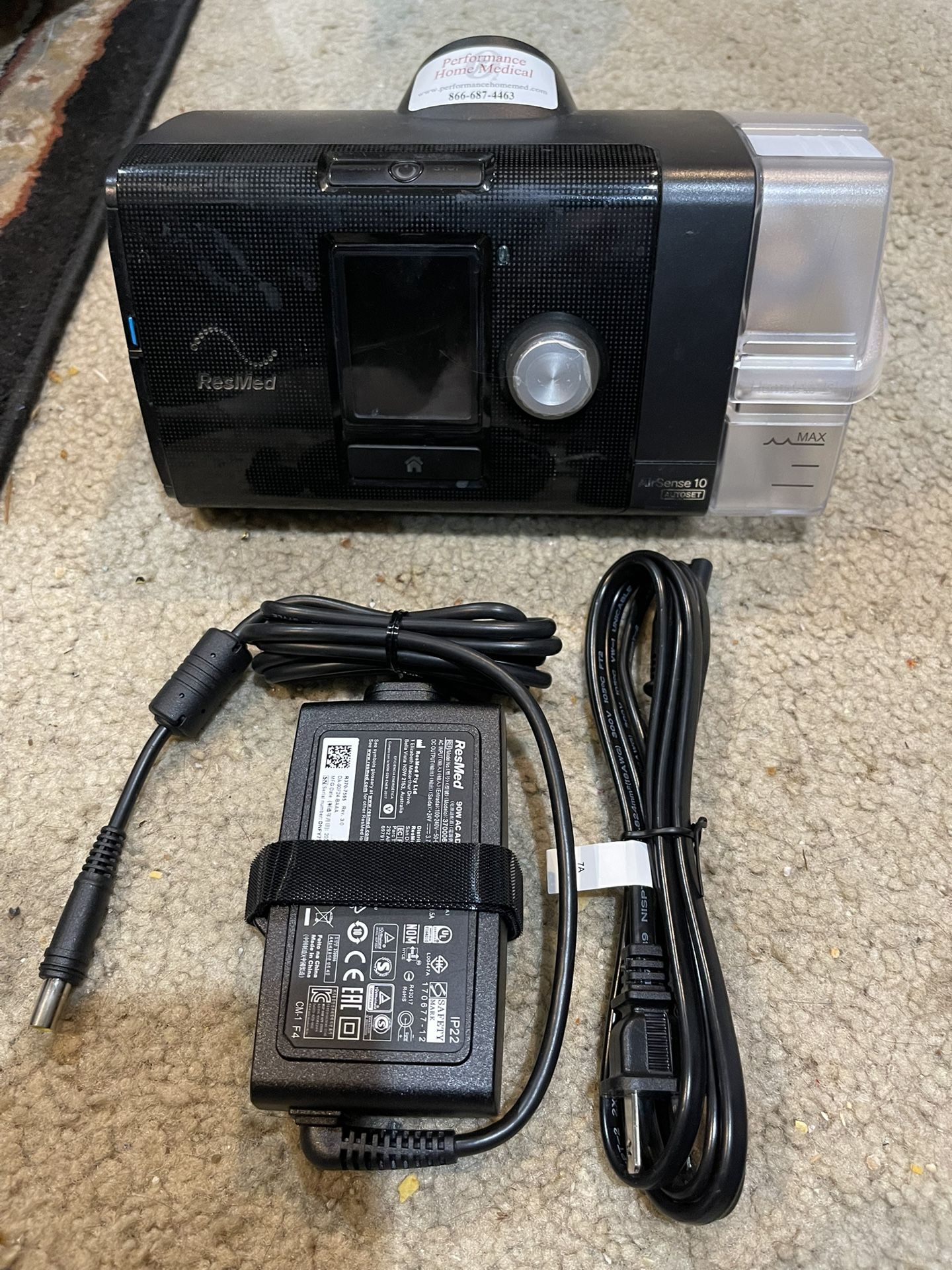 ResMed AirSense 10 AutoSet, W/ Cord and Case