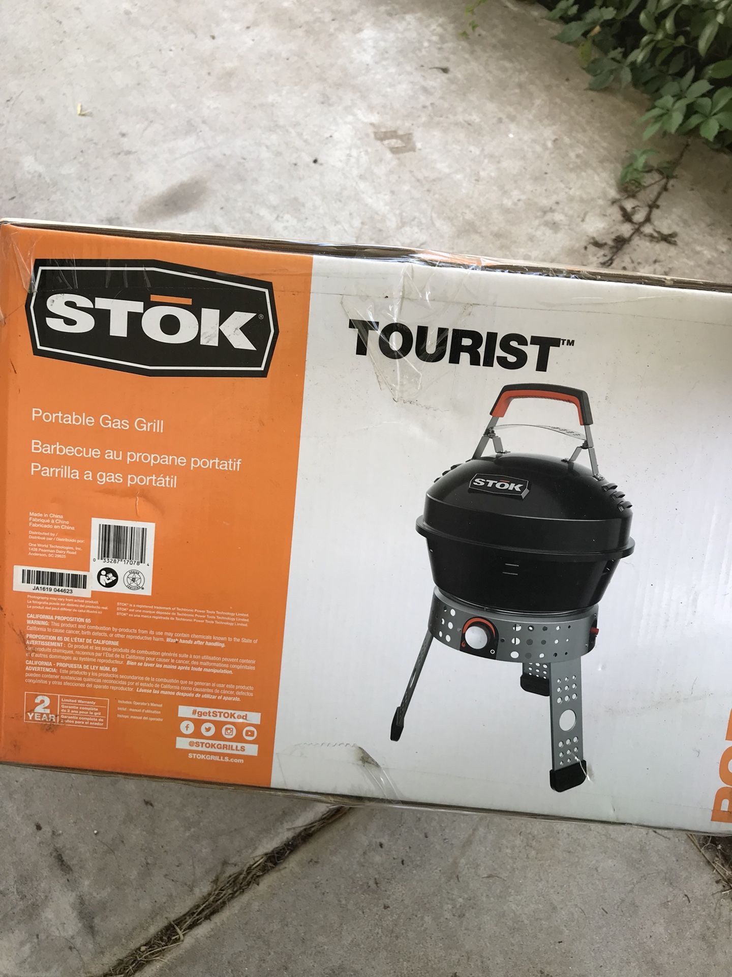 Stok tourist portable gas cheap grill