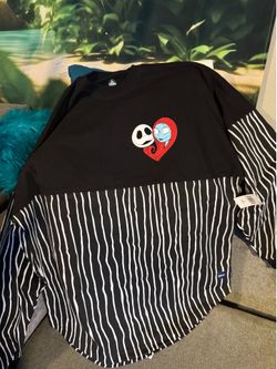 Disney’s Nightmare Before Christmas black spirit Jersey size medium