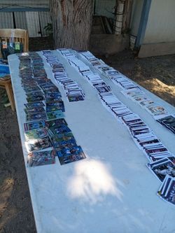 pokemon and baseball and football cards