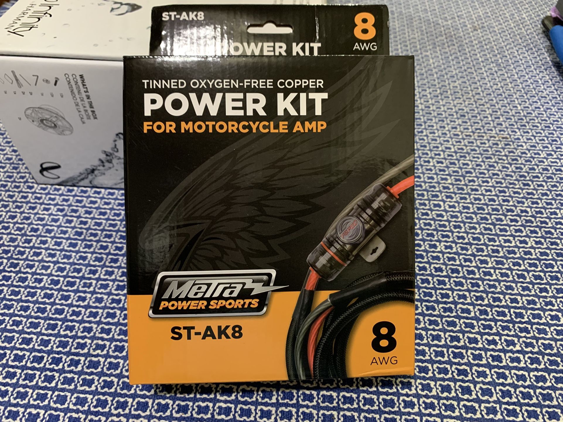 NEW ST-AK8 METRA POWERSPORTS / MOTORCYCLE 8 GAUGE AMP KIT $30 Each