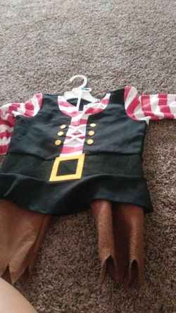 Pirate costume 2-3t