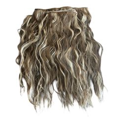 NEW REECHO 4-Piece Clip-In Hair Extensions - 16" Wavy 16H10 Blonde Blend, synthetic