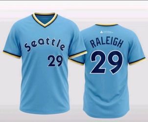 Seattle Mariners Raleigh #29 Baseball Jersey Size xl new