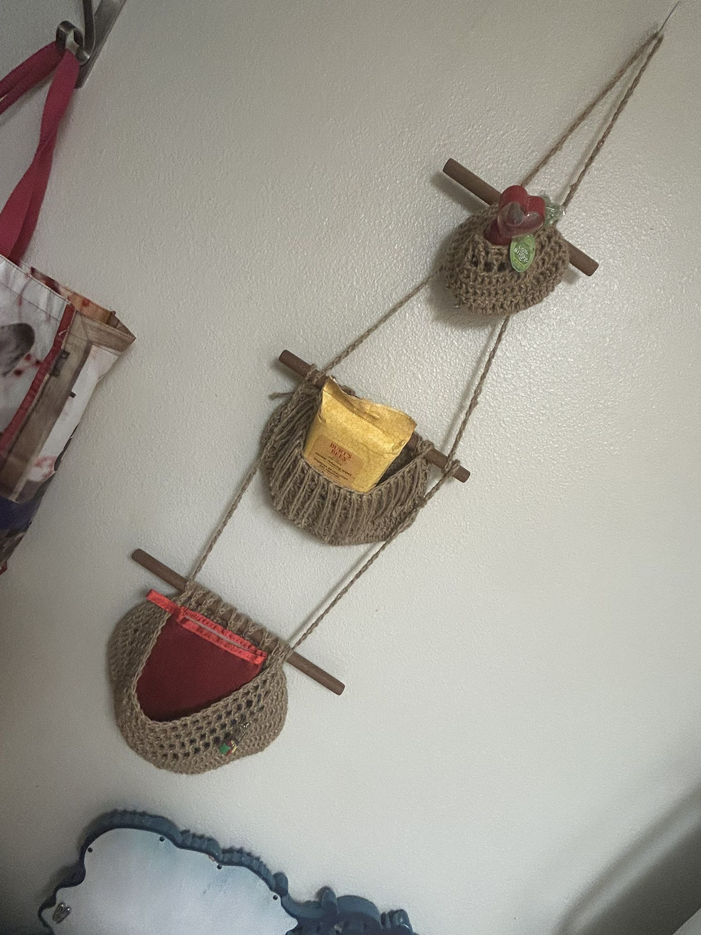 ***Moving Out Of State Sale*** Macrame Wall Hanging Plant/Fruit Holder