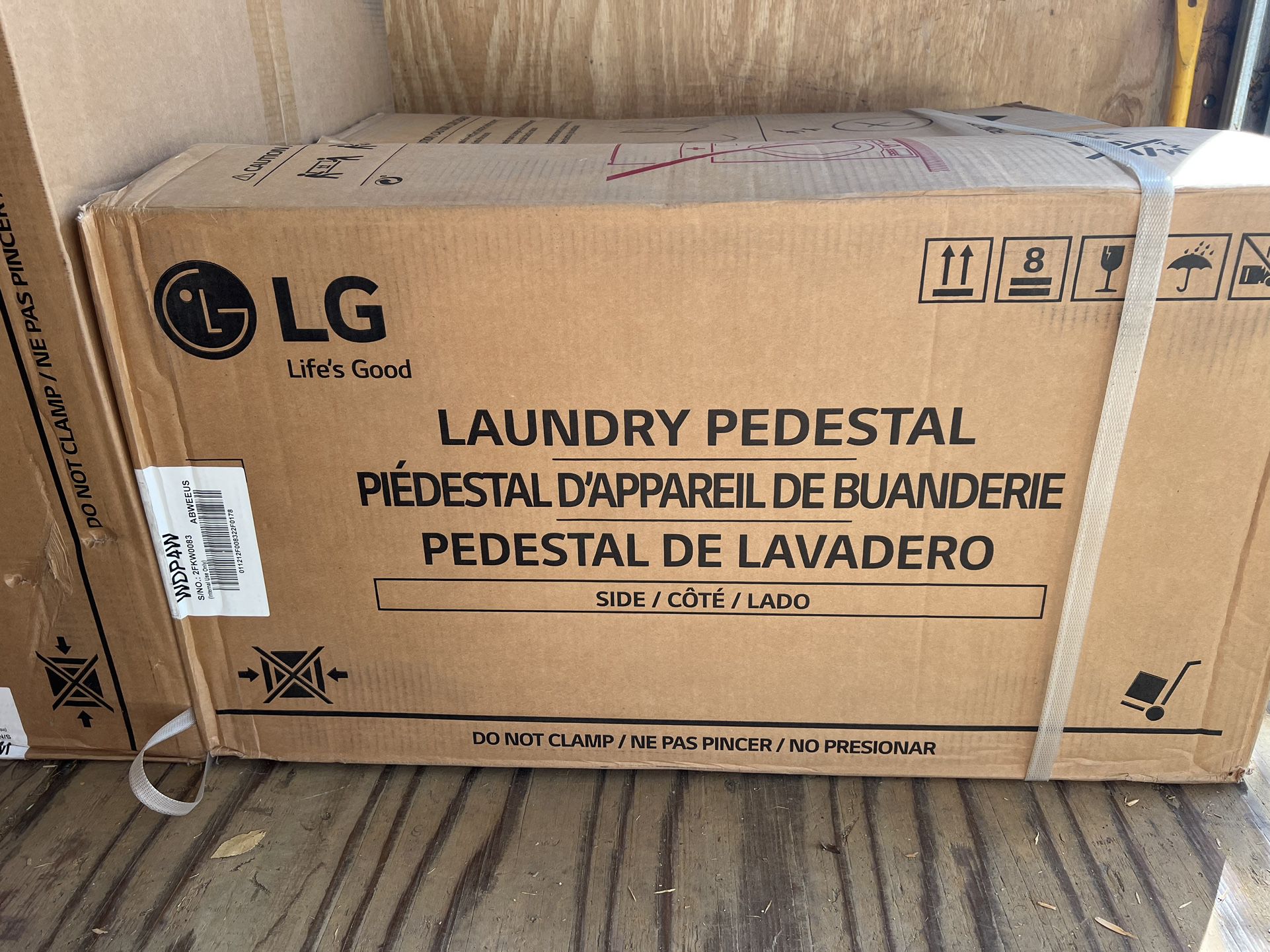 Brand New LG Laundry Pedestals in Box (White)