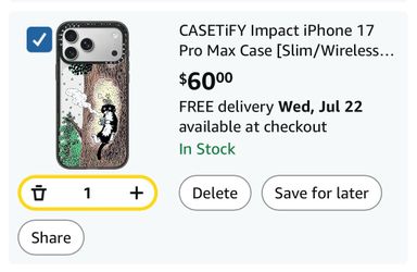 iPhone 17 Pro Max Case [Slim/Wireless Charging Compatible / 8.2 ft. 4X Military Grade Drop Protection]