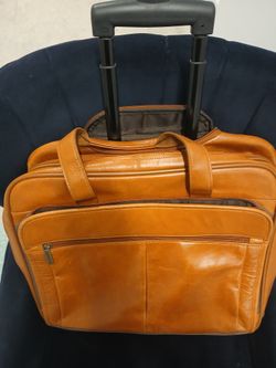 Pele Studio Leather Hand Bag With Wheels